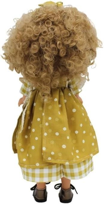 41cm Folk Style Doll Freckles Printed Dress Collectible Handmade Spain