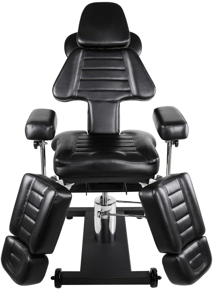 Hydraulic Adjustable Reclining Massage & Salon Bed Spa Therapy Chair