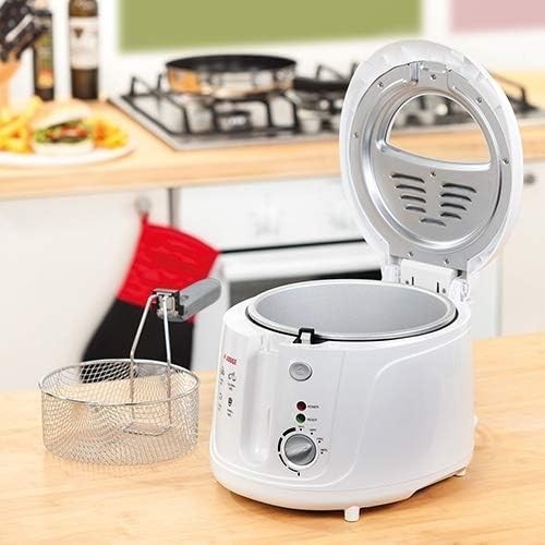 2.25L Deep Fat Fryer 1500W Adjustable Thermostat Low Odour