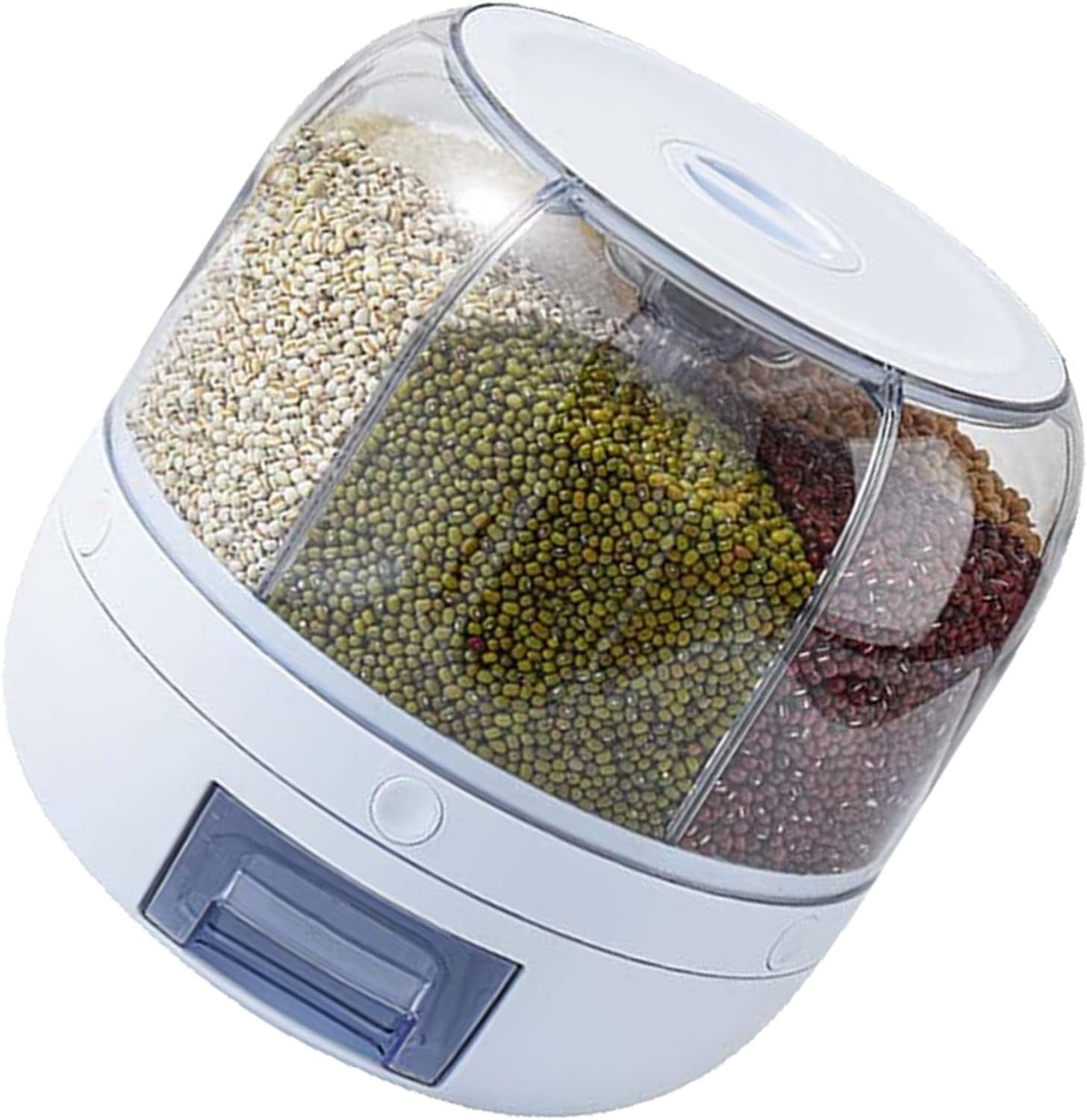 360° Rotating Grain Dispenser Airtight Rice Storage Big