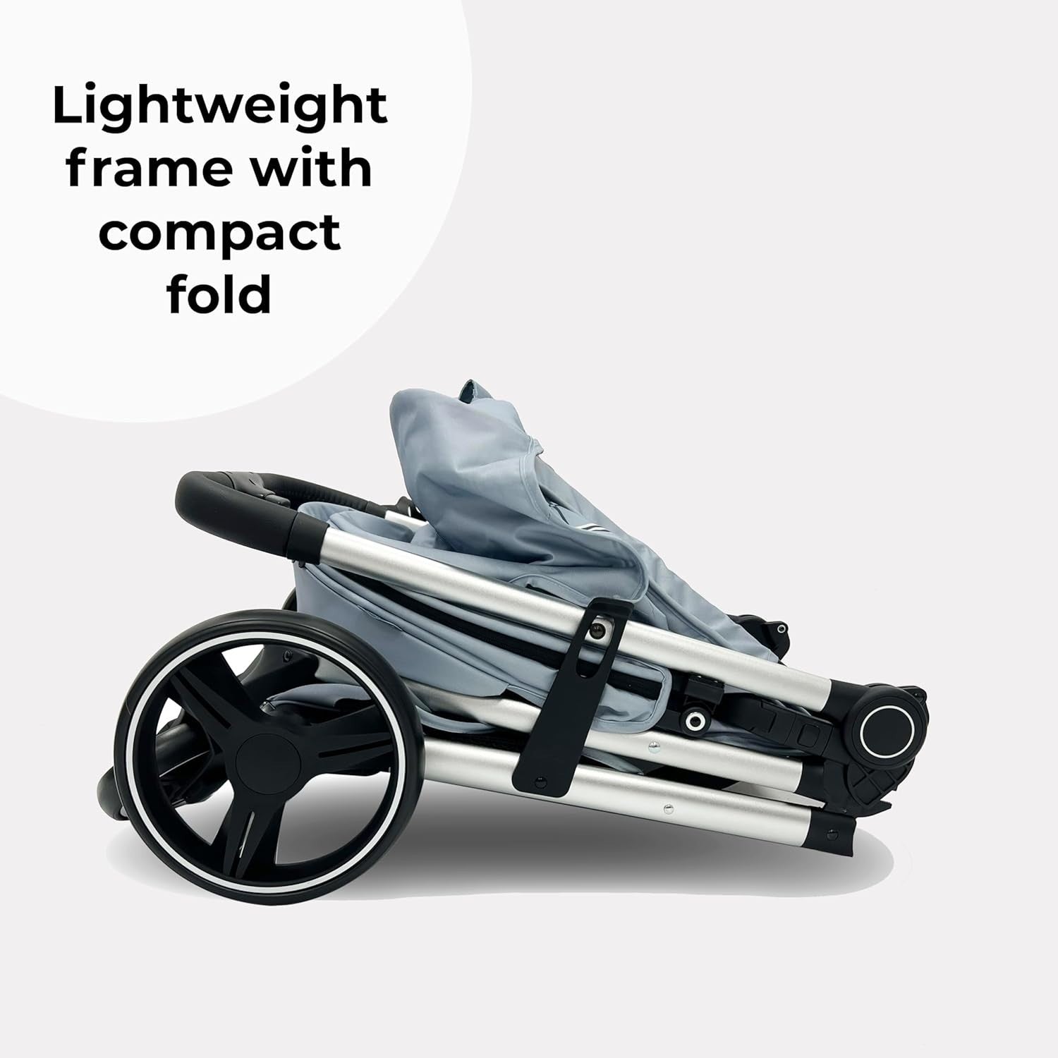 Lightweight Baby Pushchair Stroller From Birth to 22kg Compact XL Canopy