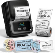 2 Inch Bluetooth Thermal Label Printer Portable Black