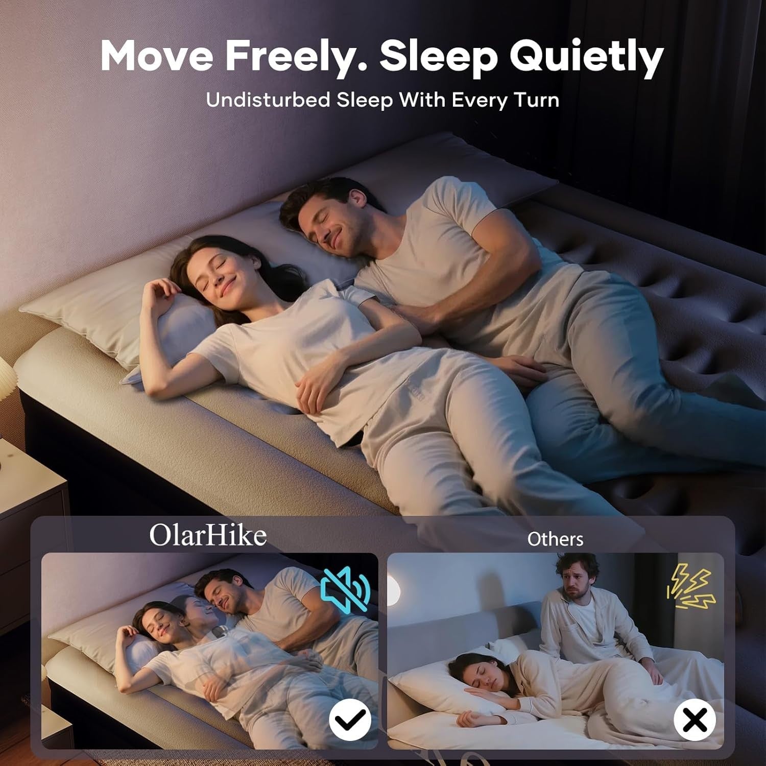 Luxury King Air Mattress Built-In Pump 46cm High Flocked Guest Bed