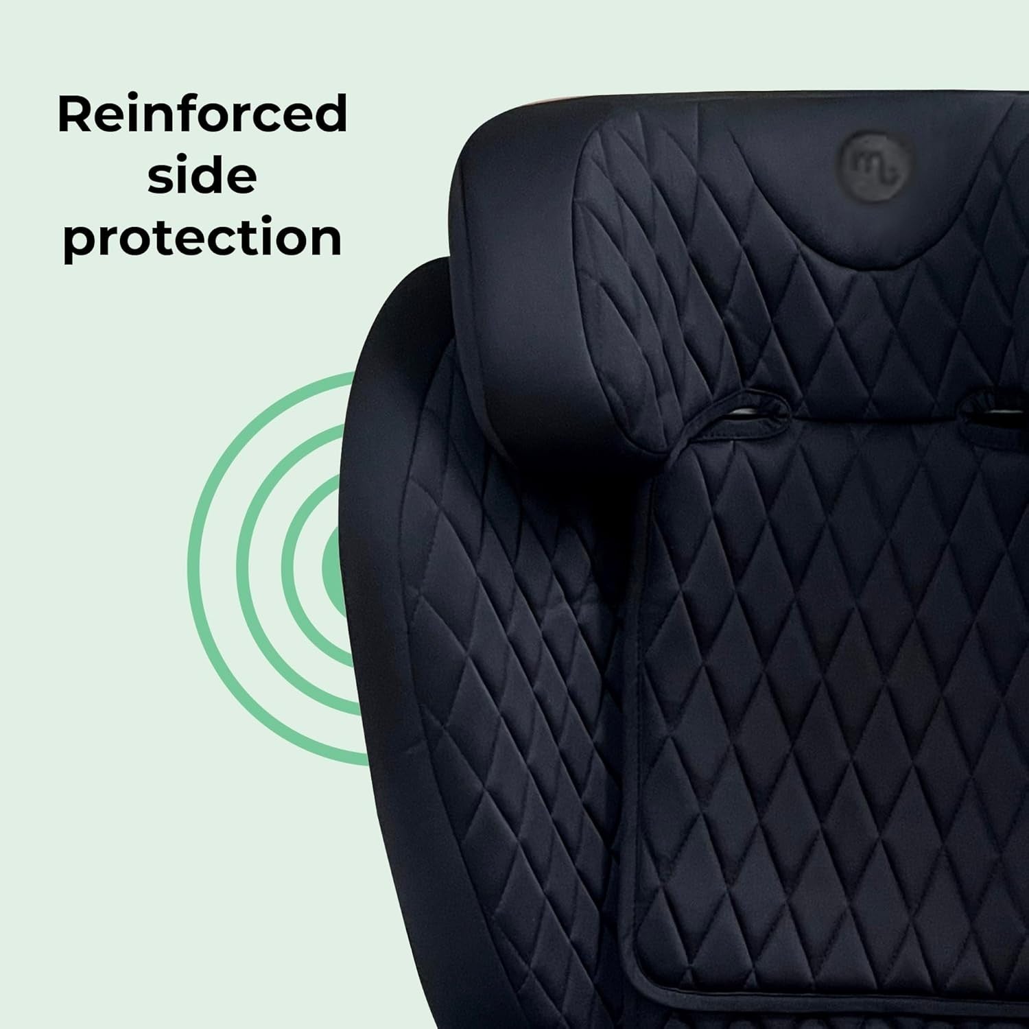 Highback Booster Car Seat ISOFIX Group 2/3 4–12Y i-Size Adjustable Headrest