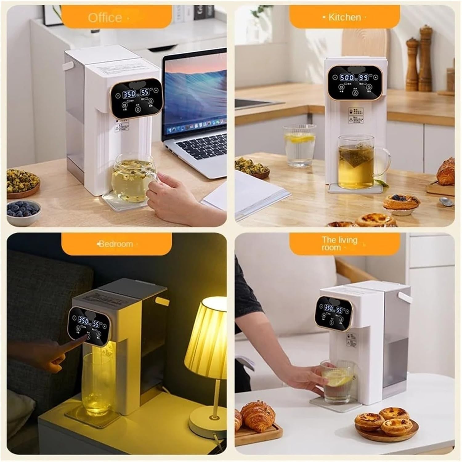 Instant Hot Water Dispenser 3-Second Heat Desktop Mini Kettle Filtered