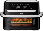 9L Dual Zone Air Fryer FlexCook Divider Extra Large Oven 7 Presets Energy Saving
