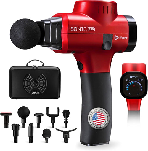 Deep Tissue Massage Gun Percussion Muscle Massager 8 Heads High Power