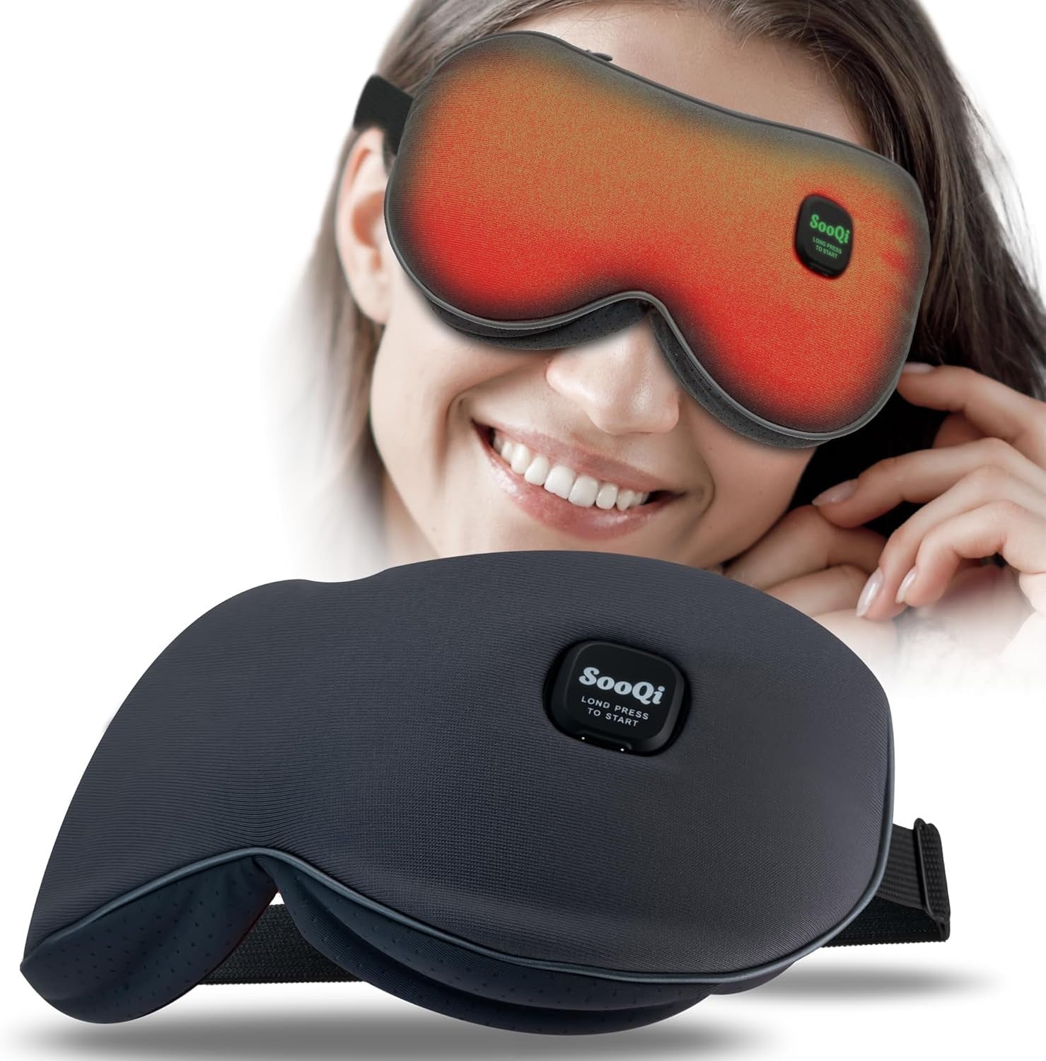 Rechargeable Heated Eye Mask Weighted Dry Eye Sleep Relief
