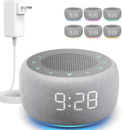 White Noise Machine with 18 Soothing Sounds & 7-Color Night Light