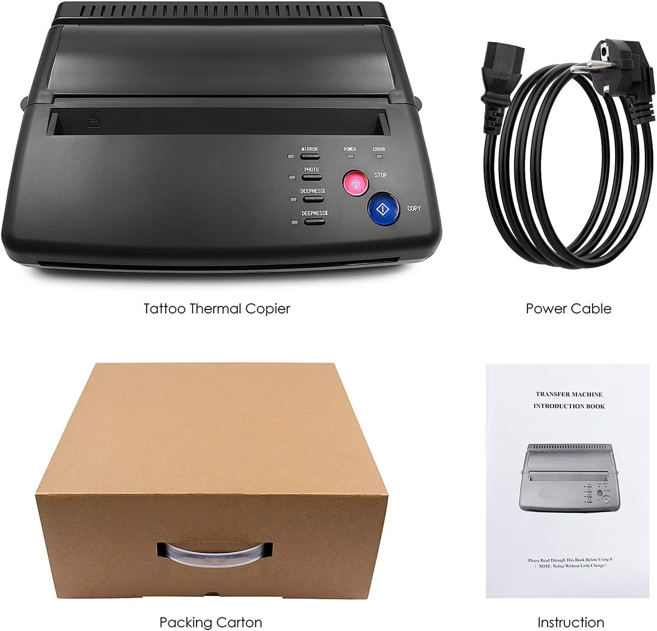 Tattoo Stencil Transfer Machine Thermal Copier Printer No Ink Portable