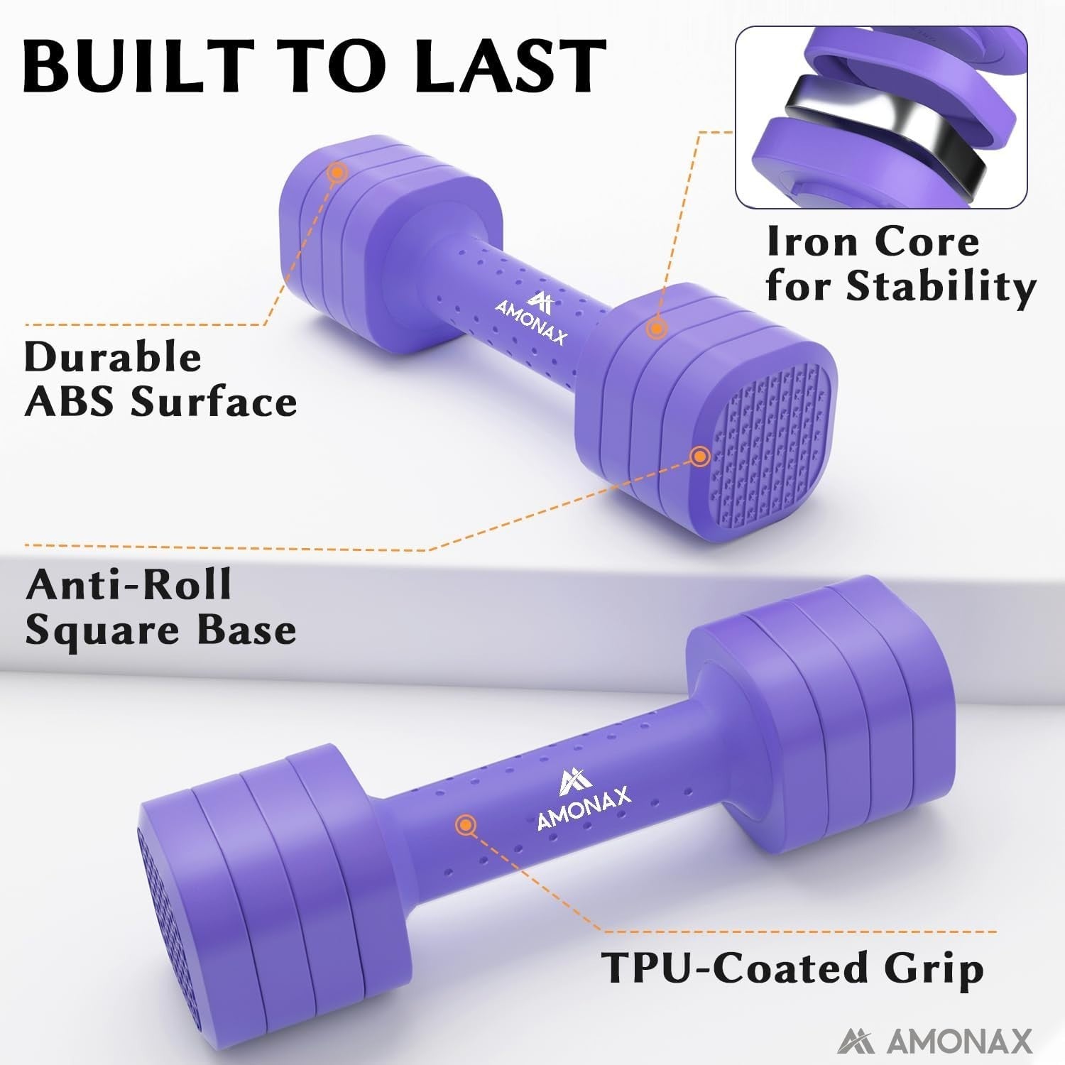 Adjustable Dumbbell Pair 1–5KG 4-in-1 Quick Lock Home Gym Weights