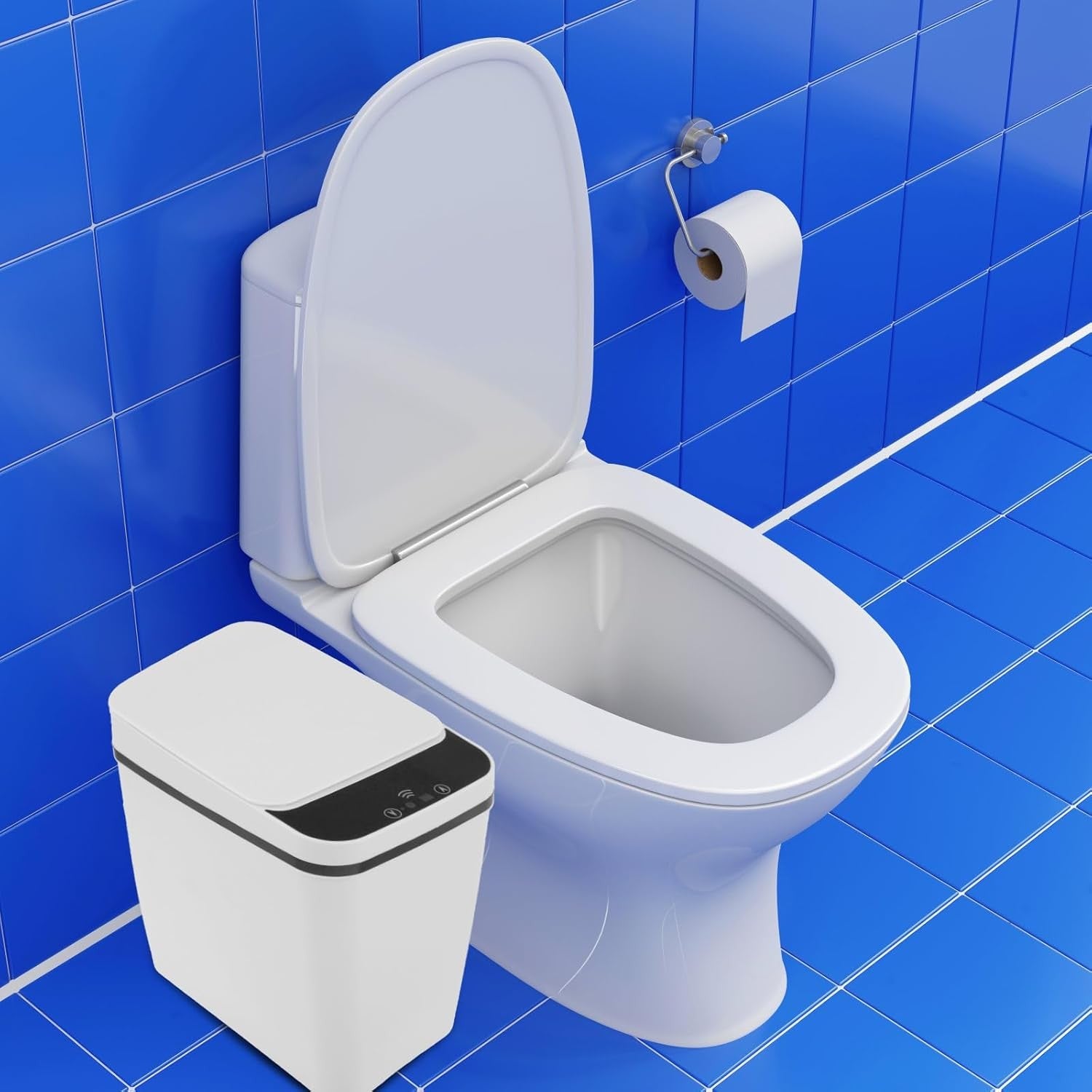12L Touchless Motion Sensor Bathroom Bin – Automatic Trash