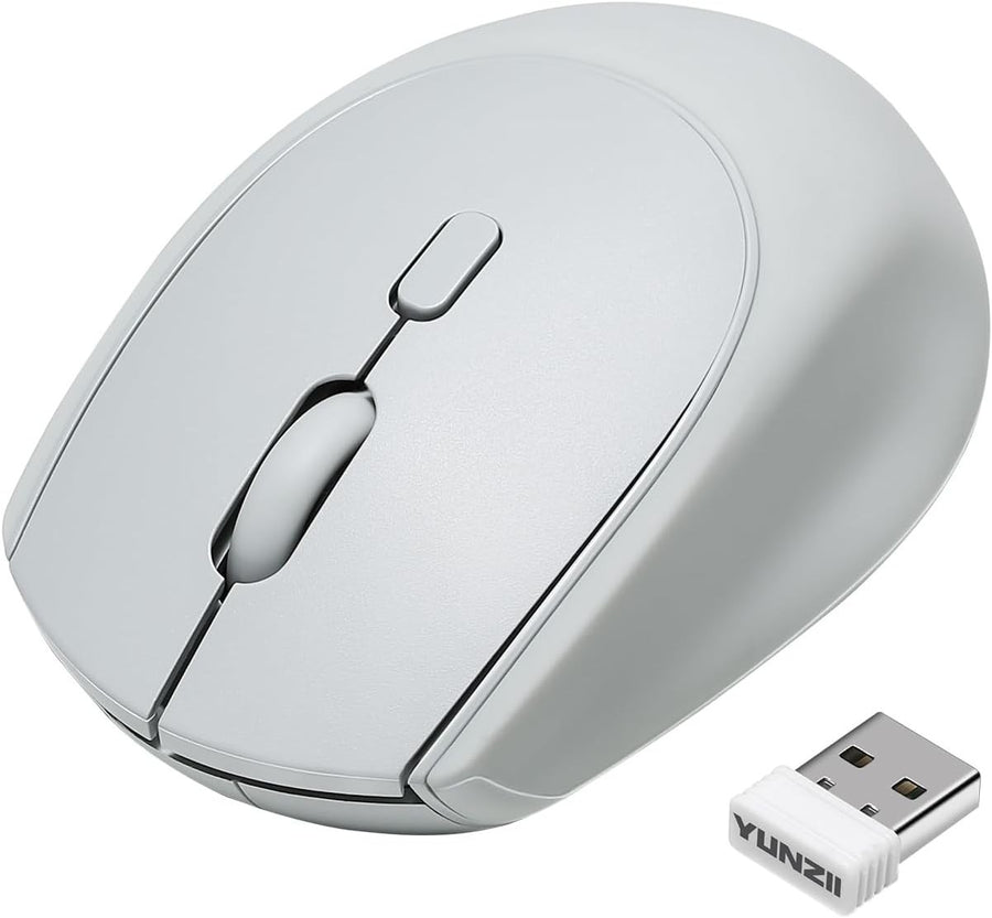 Silent Wireless Mouse 2.4GHz 1600 DPI Portable Ergonomic Laptop PC