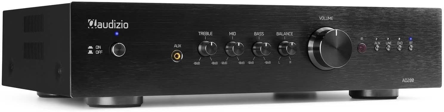 200W Stereo HiFi Amplifier Bluetooth RCA Home Audio 2-Channel