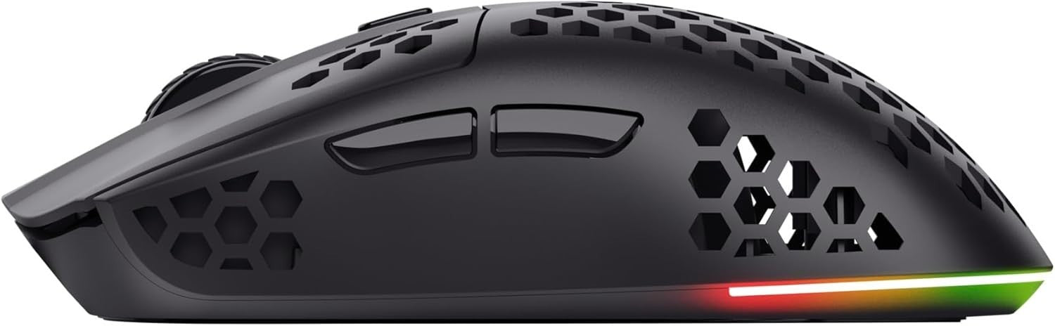 Ultralight Wireless Gaming Mouse 75g 80H RGB 4800 DPI Black