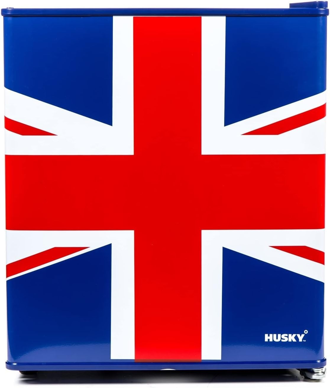 50L Multi-Colour Union Flag Mini Fridge Tabletop Cooler for Bedroom Office