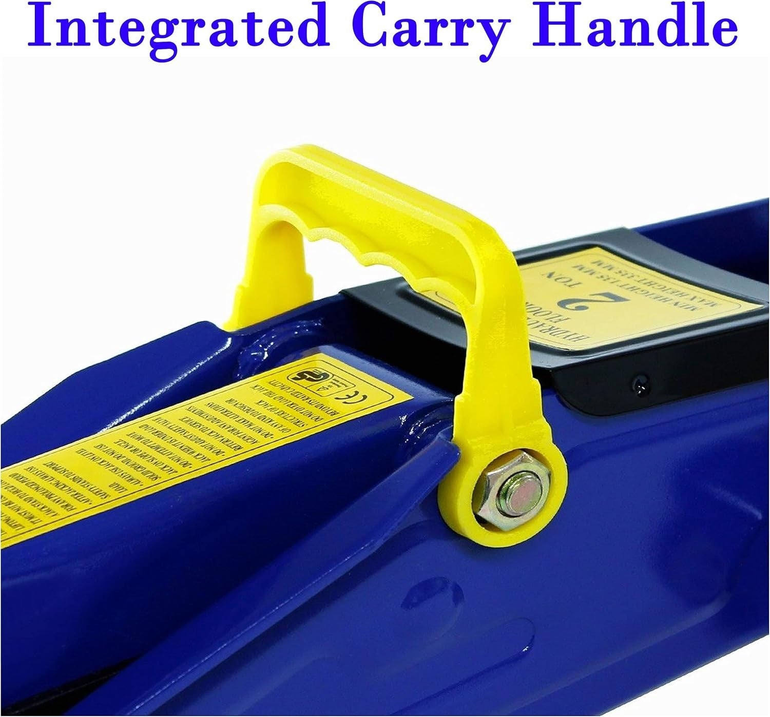 2 Ton Hydraulic Trolley Jack with Case Heavy Duty Car Lift 135–320mm Blue