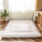 Extra Thick Japanese Floor Mattress | Memory Foam Sleeping Pad Guest Bed