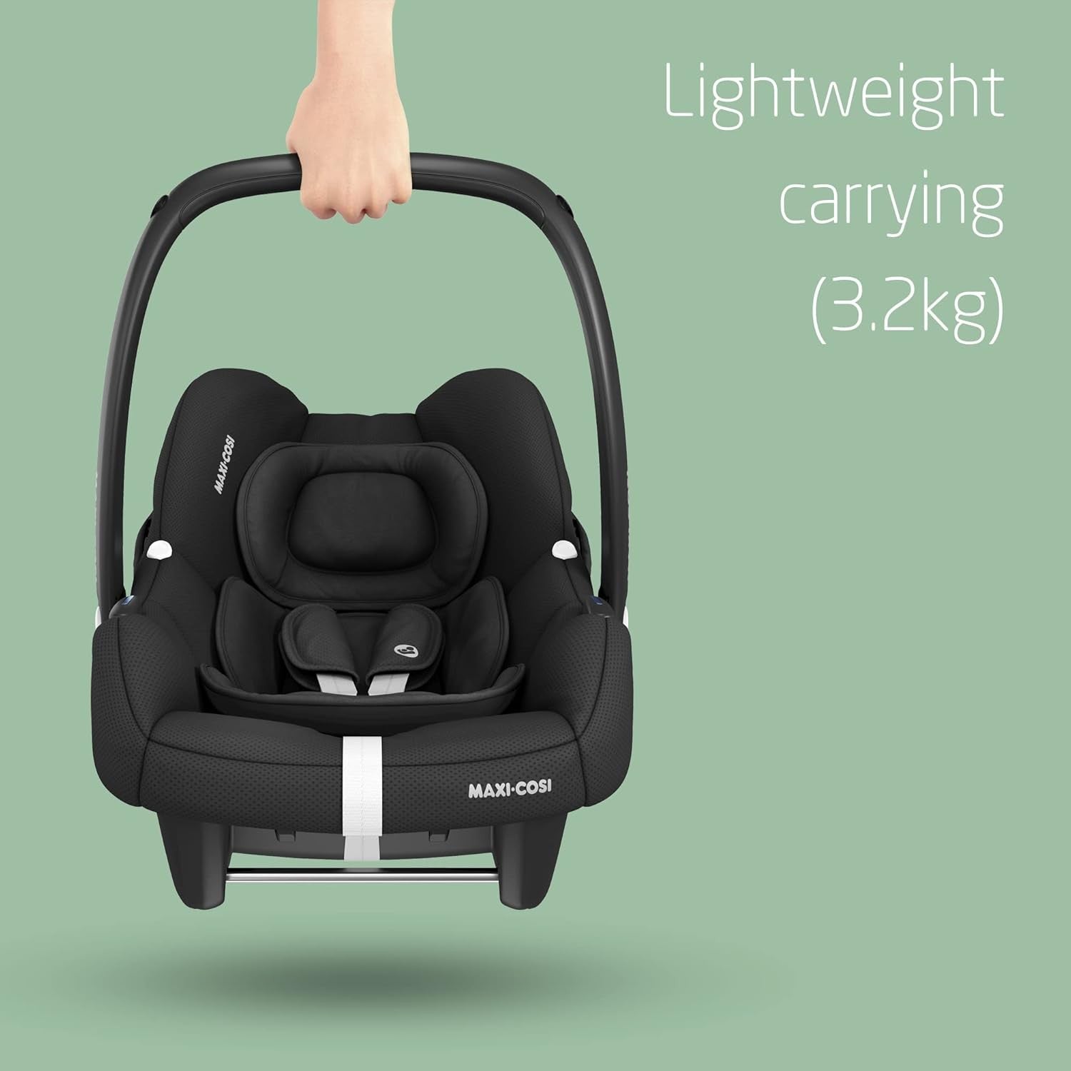 i-Size Newborn Baby Car Seat 0–12 Months Lightweight Rear Facing Carry Seat