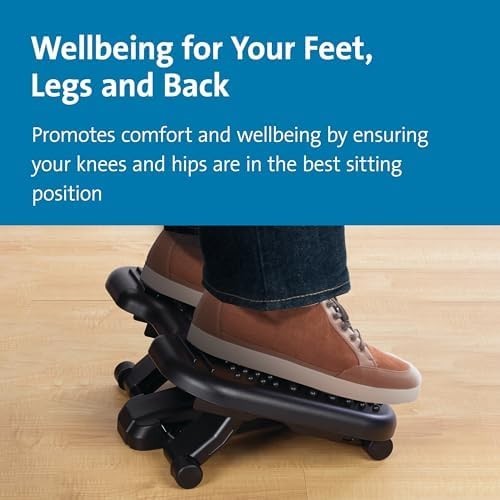 Under Desk Foot Rest Massage Ergonomic Tilt Adjustable Office Stool