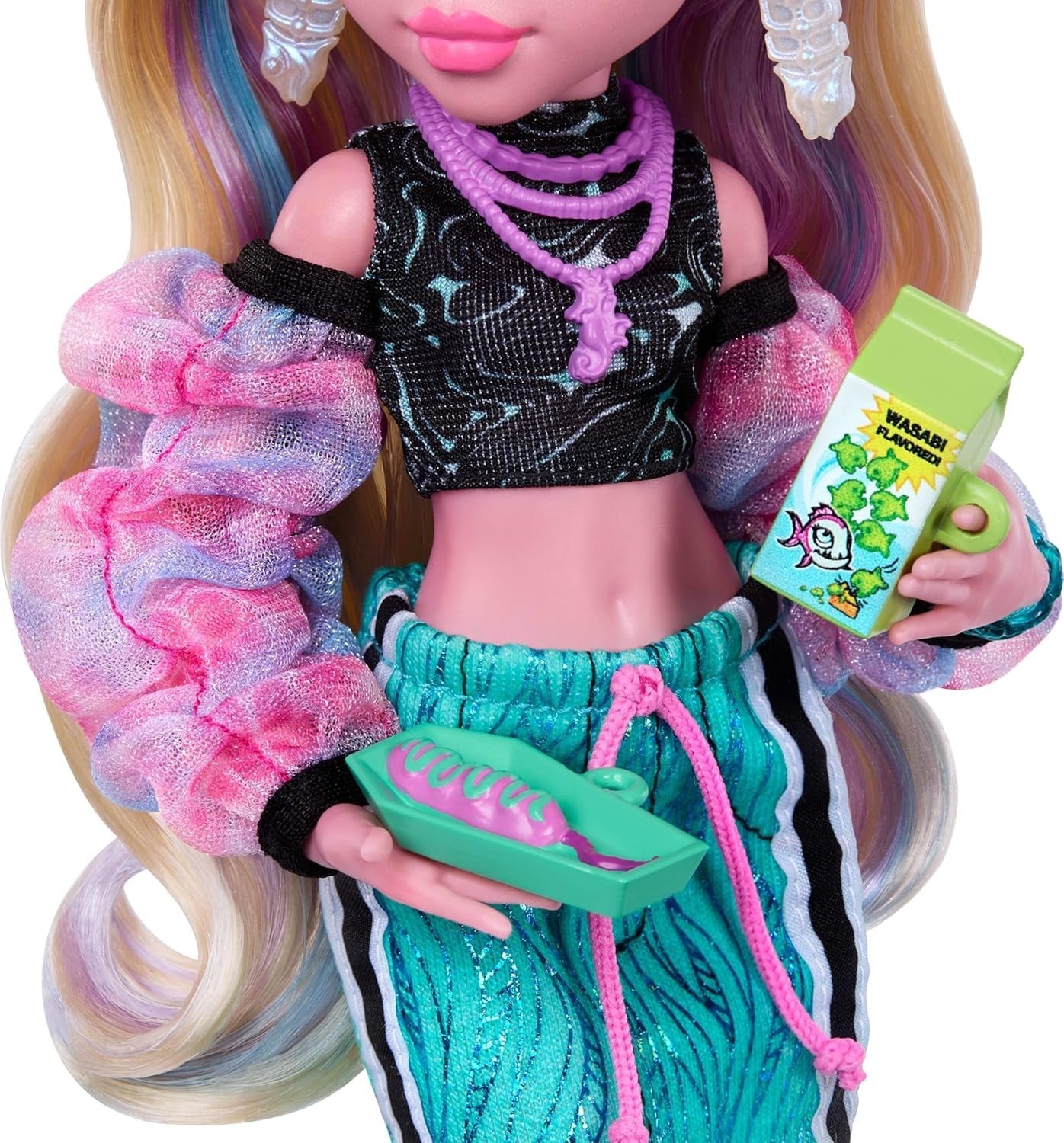 Sporty Fashion Doll with Pet Fish Accessories Trendy Outfit