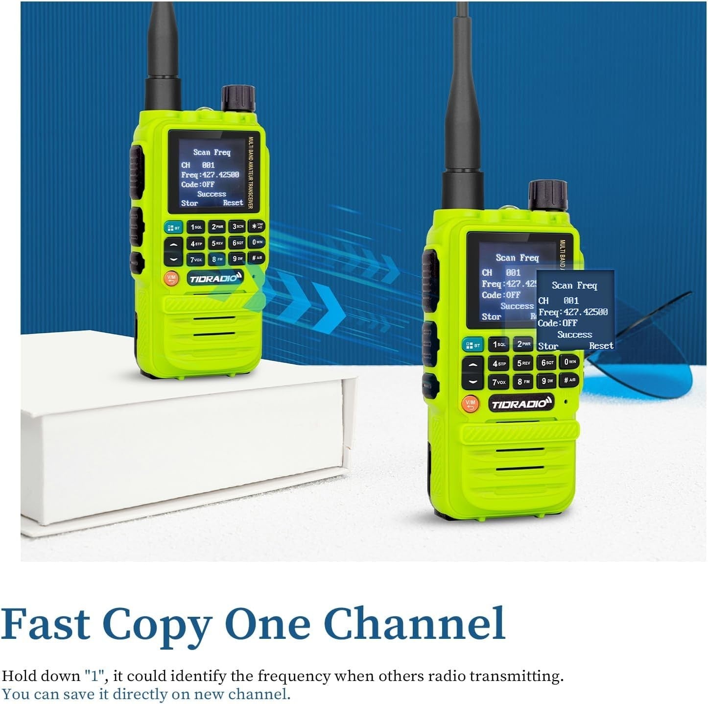 Ham Radio Airband 199CH Bluetooth Programming 2500mAh Long Range