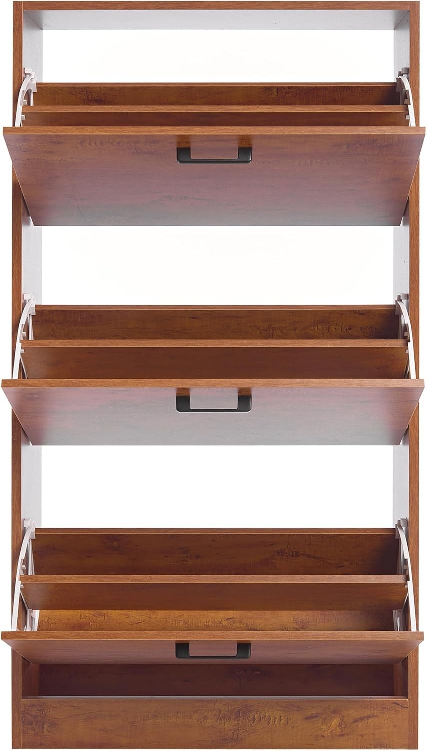 Space-Saving 3 Drawer Shoe Cabinet with Adjustable Shelves & Anti-Tip Safety