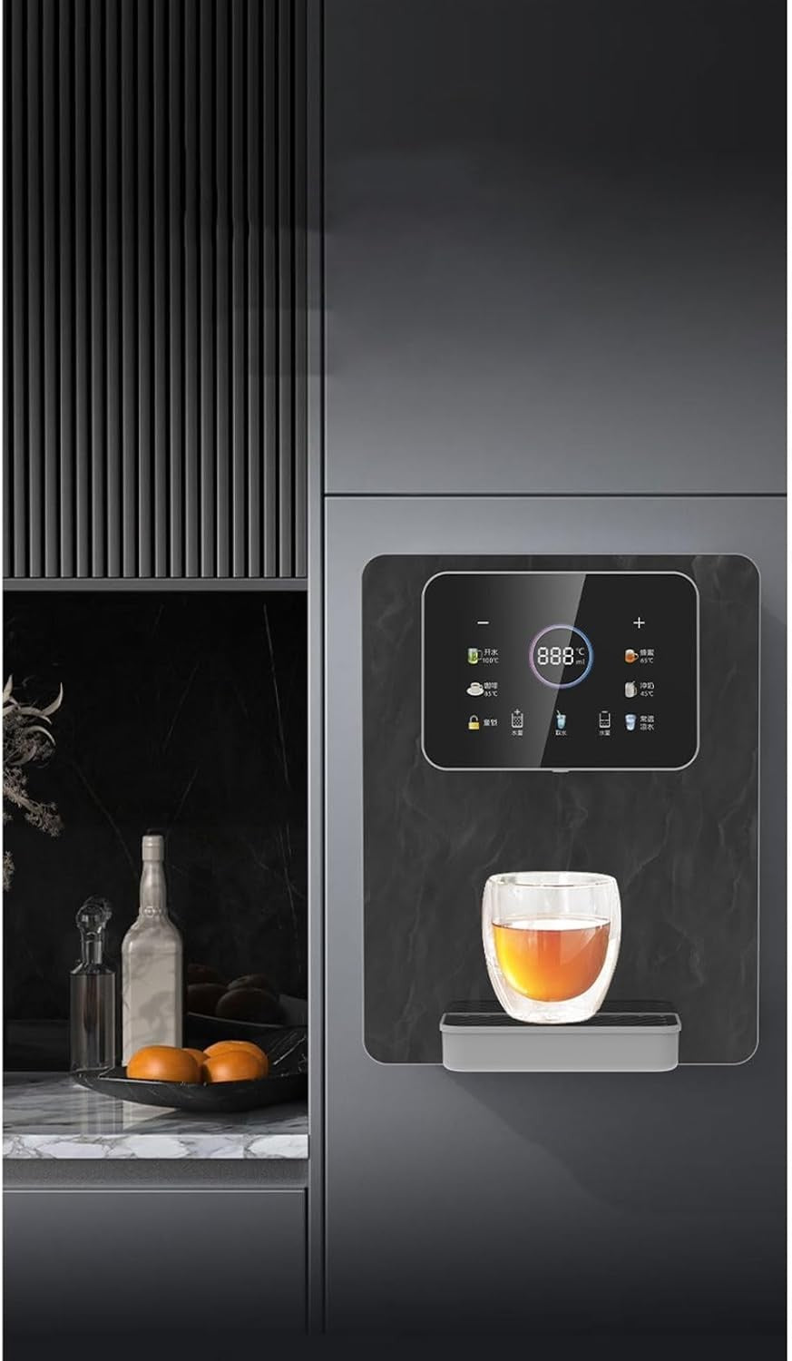 Mains Fed Hot Cold Water Dispenser Touch Screen Child Lock Wall Mount