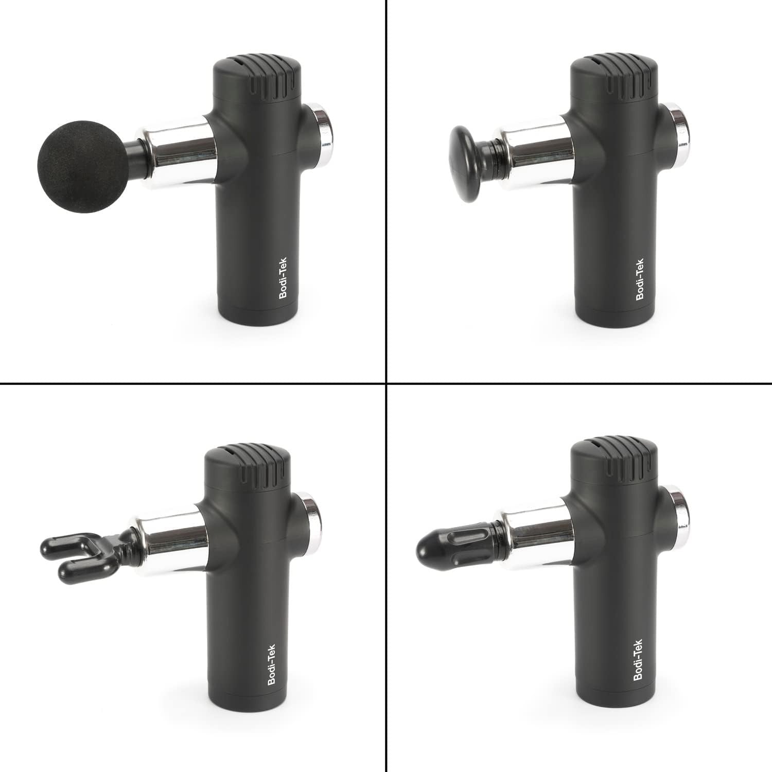 Mini Deep Tissue Massage Gun Portable Percussion Muscle Massager 4 Heads