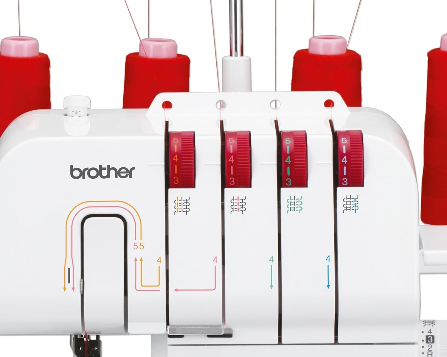 4 Thread Overlock Serger Machine Differential Feed Rolled Hem