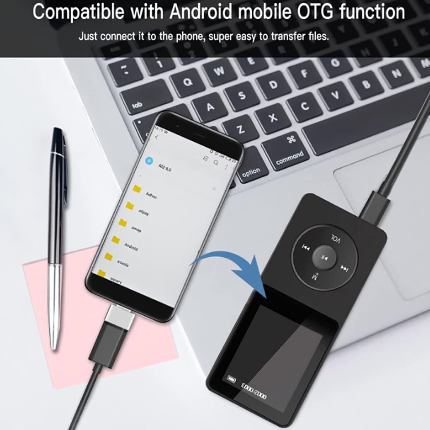 Bluetooth 5.0 MP3 MP4 Player HiFi Sound 20H Playback FM Radio