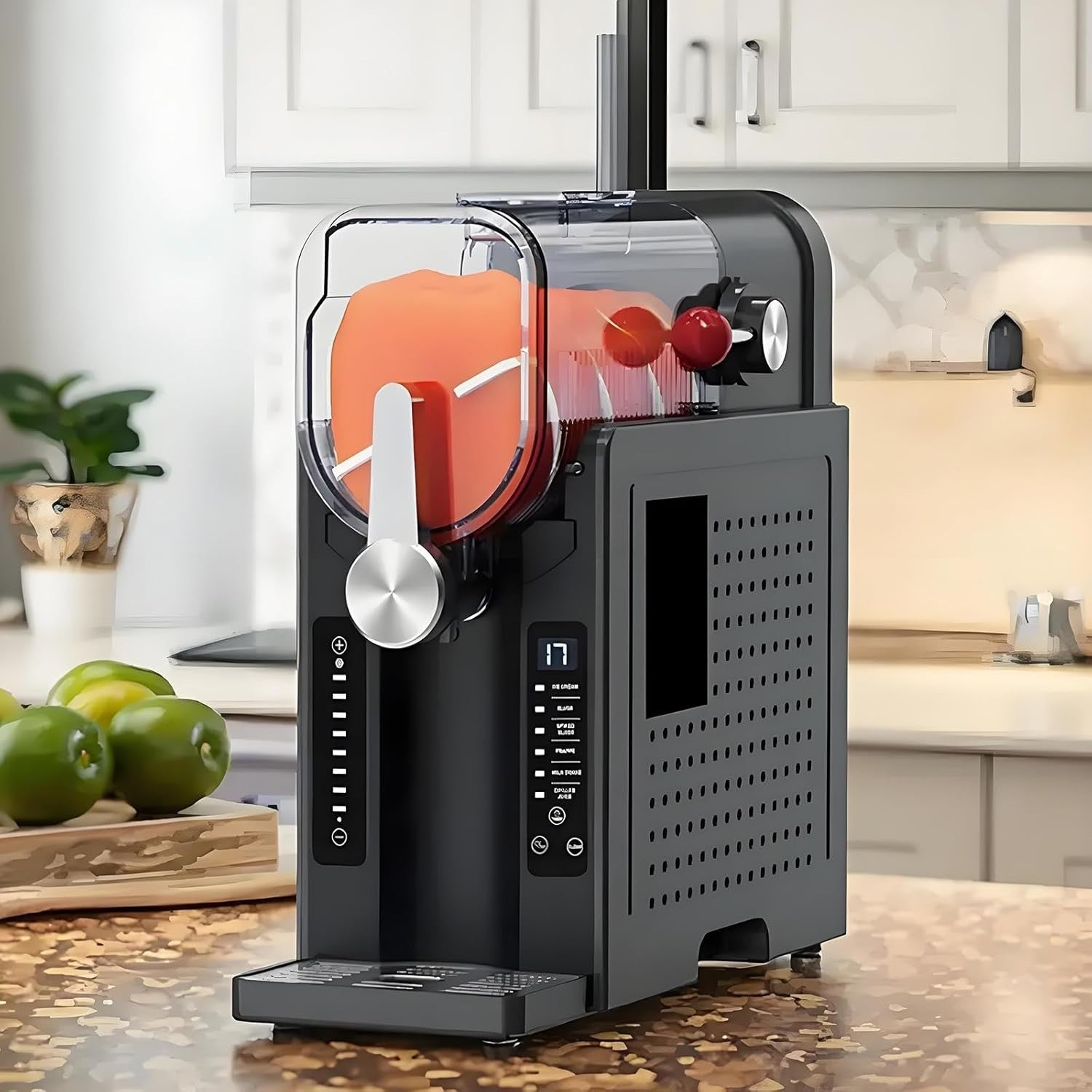 Slushie Machine 1.6L Soft Serve Ice Cream Maker Frozen Drinks
