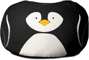 Kids Penguin Bean Bag Chair - Washable, Safe, Comfy Seat for Bedroom