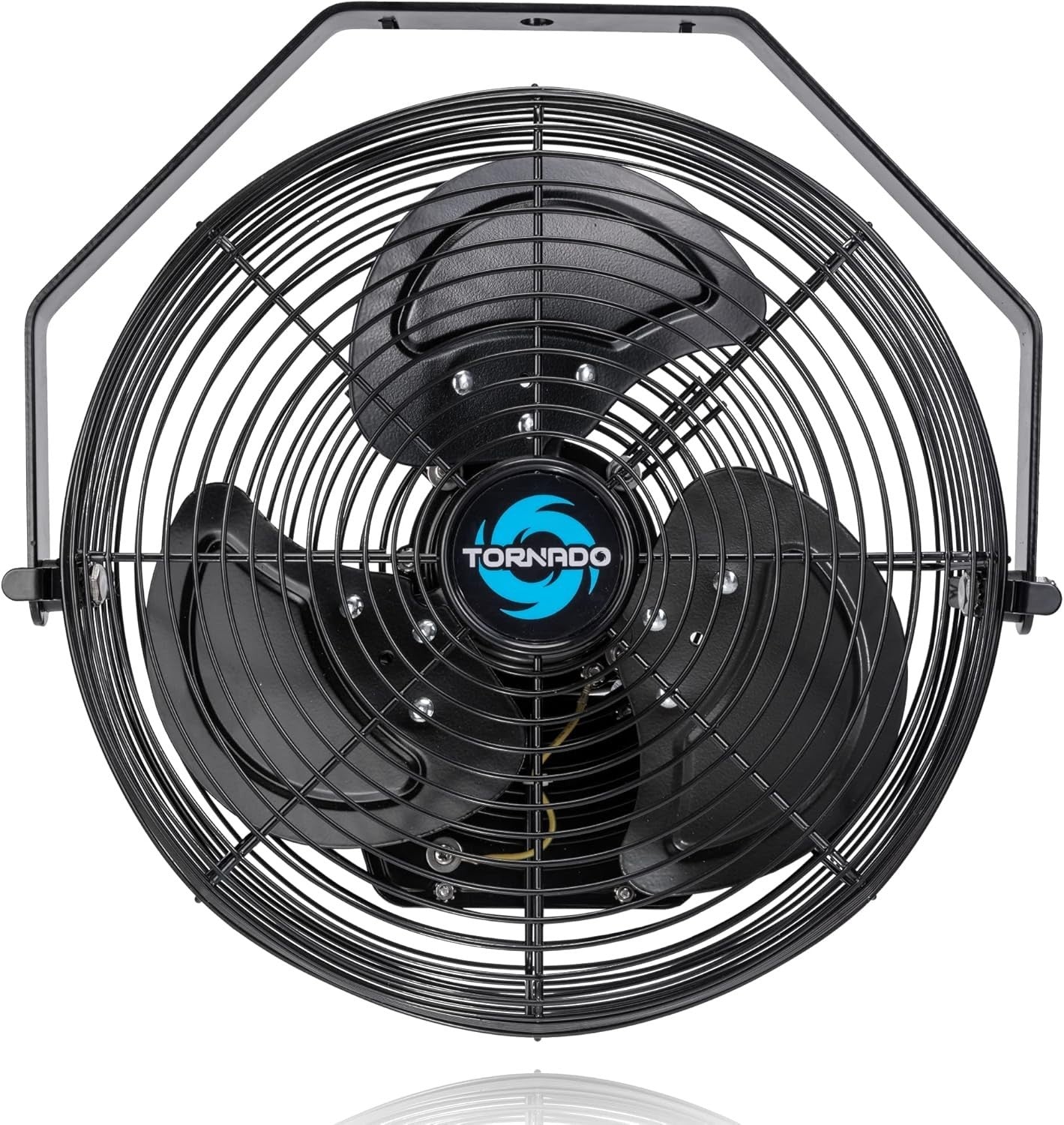 12" Outdoor Wall Mounted Fan – Water Resistant 3-Speed Metal Cooling for Patio