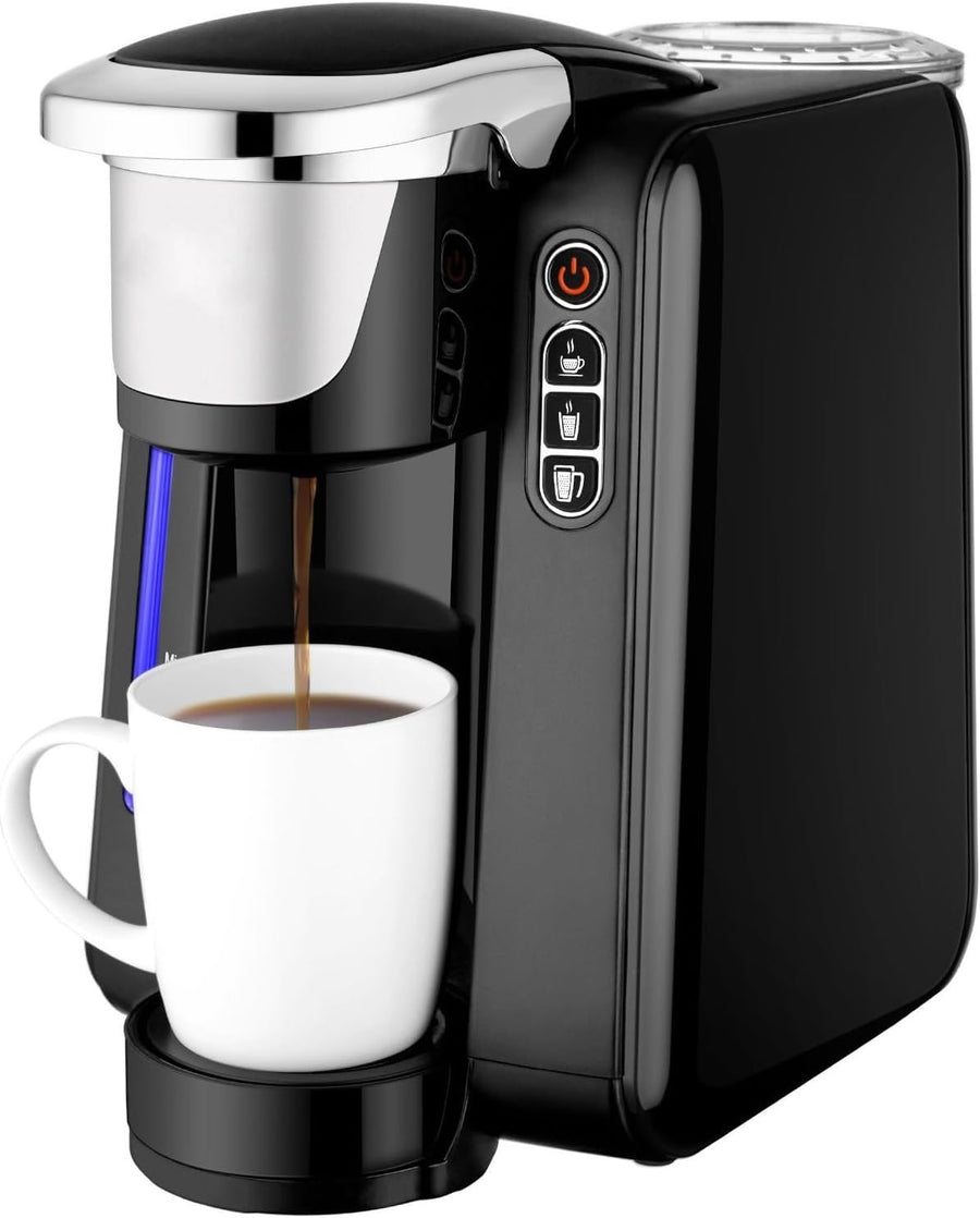 K-Cup Compatible Coffee Machine 1.3L Tank Fast Brew Auto-Shut Off Compact