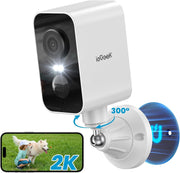Wireless 2K Security Camera Outdoor Magnetic Battery CCTV WiFi IP65