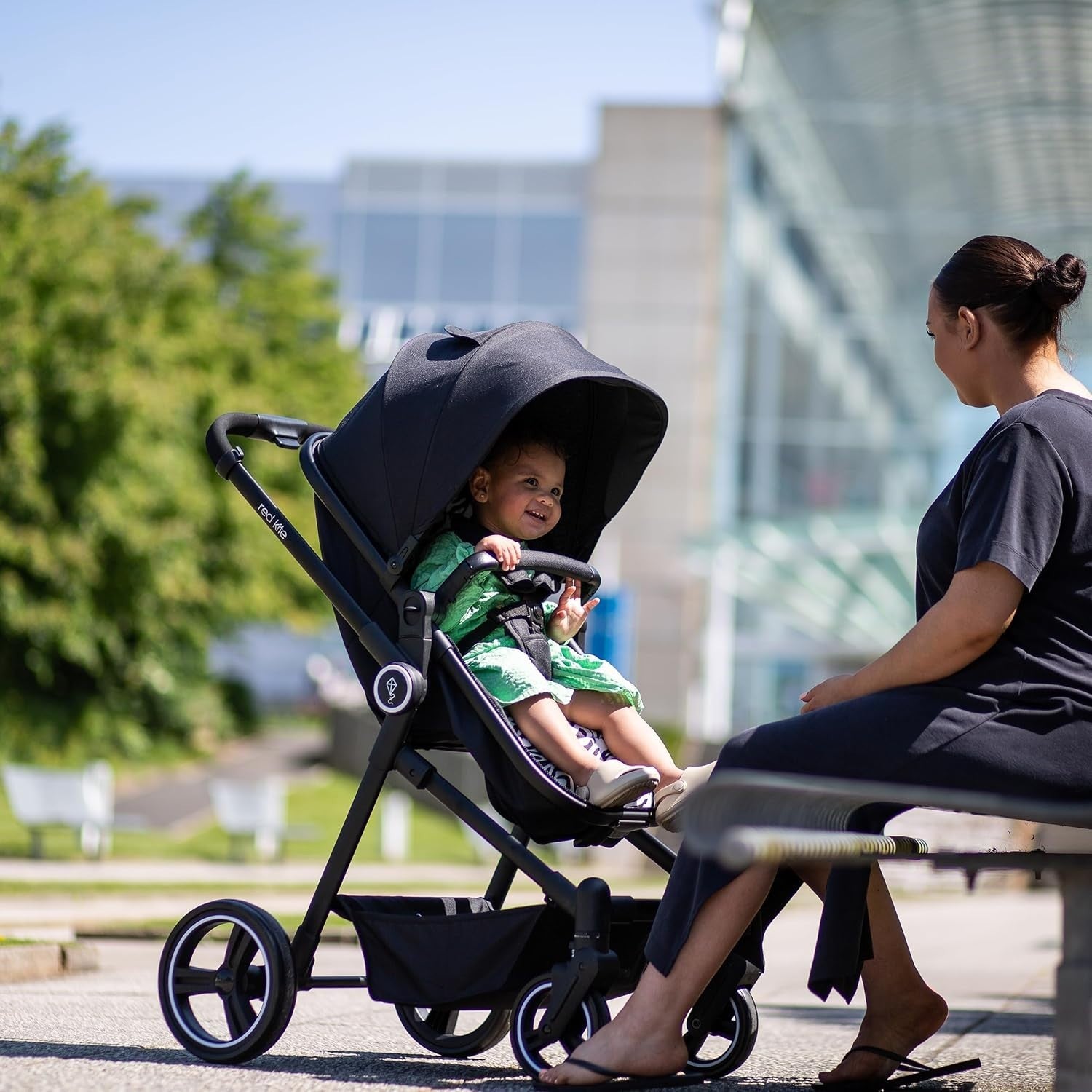 Baby Travel System Pushchair Pram i-Size Car Seat Newborn to 23kg