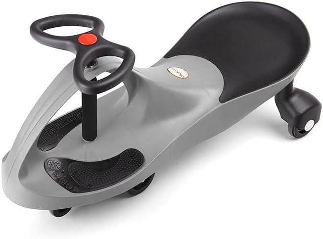 Kids Wiggle Car Ride On Scooter Balance Toy Steering Wheel Grey 120kg