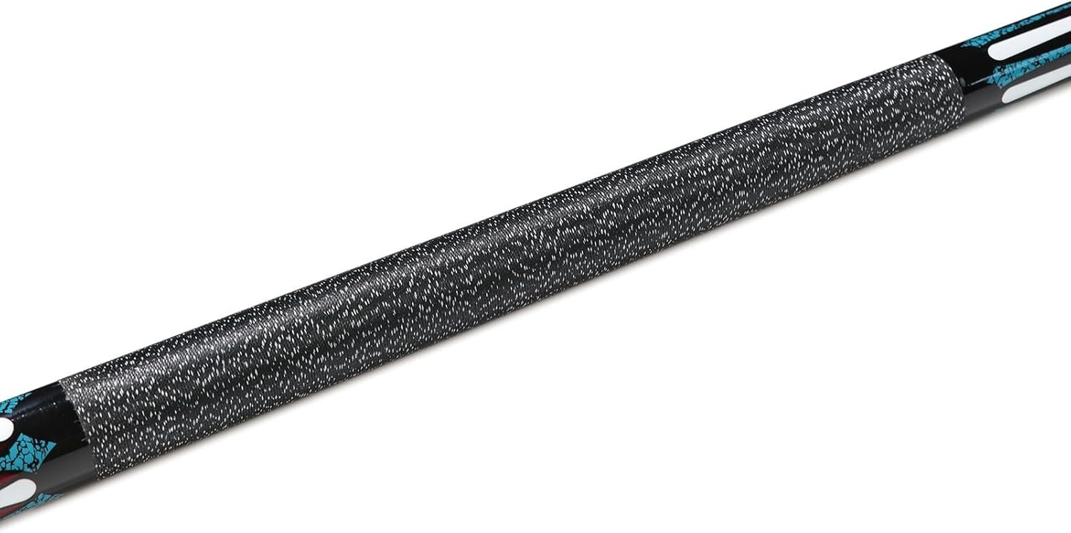 58” Maple Pool Cue 11.5mm Layered Tip 1/2 Joint Irish Linen 19oz