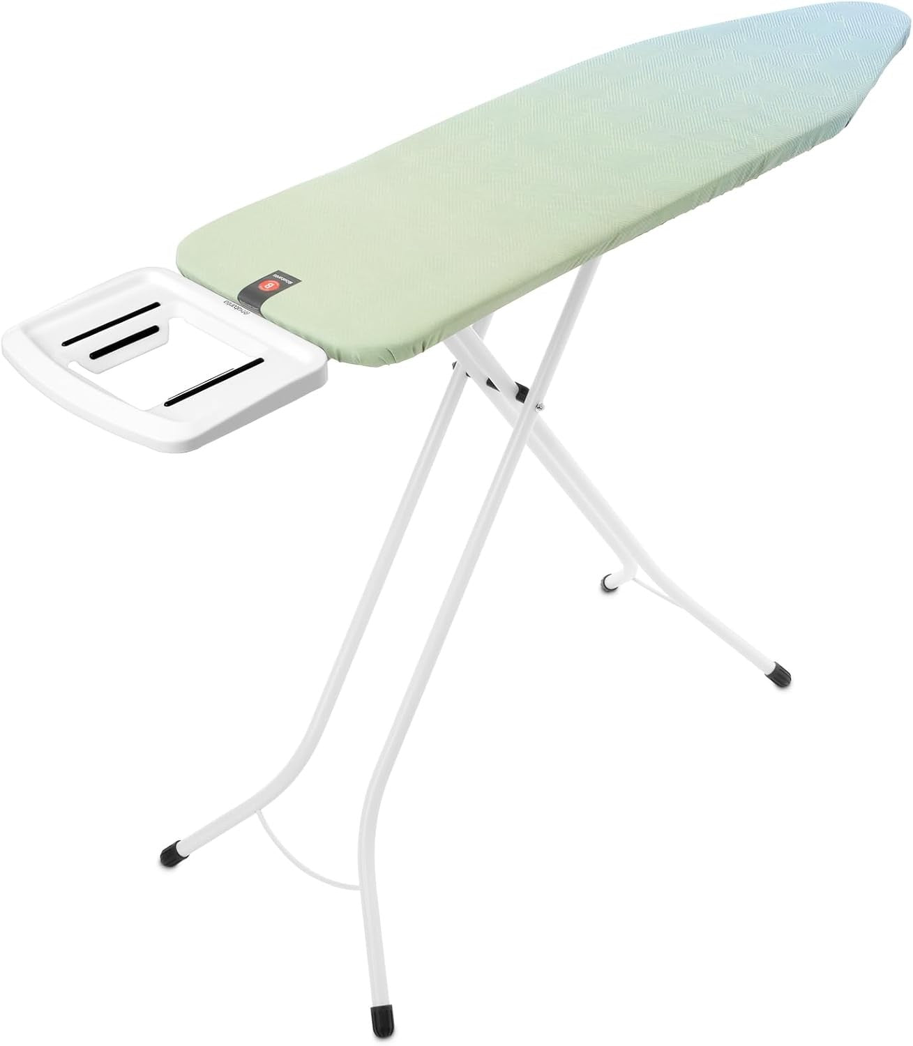 Large Ironing Board 124x38cm Adjustable Height Anti Wobble Steam Rest