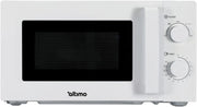 20L Microwave Oven 700W White 5 Power Levels Quick Defrost