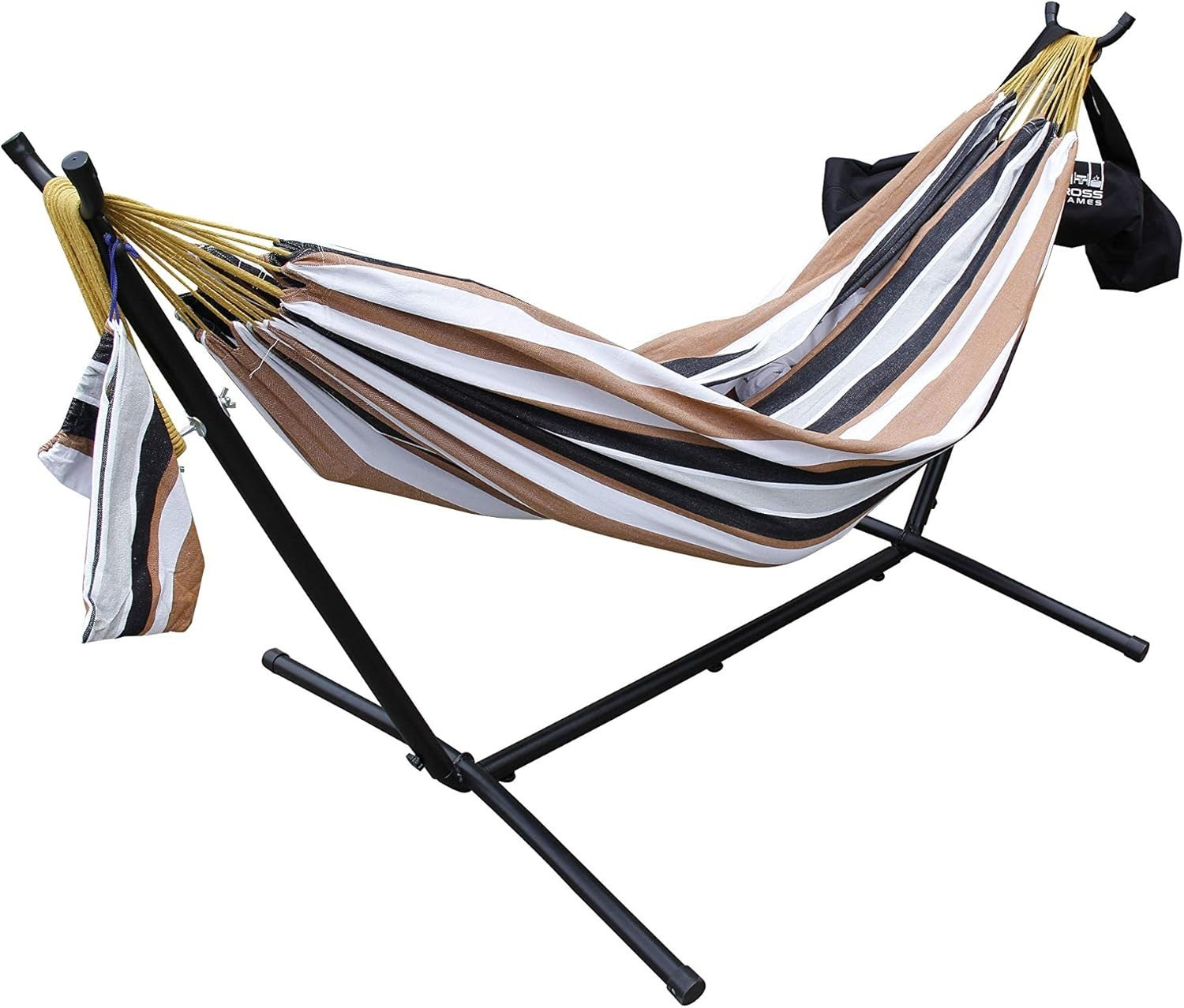 Heavy Duty Hammock with Stand 200kg Capacity Indoor Outdoor Garden Bed