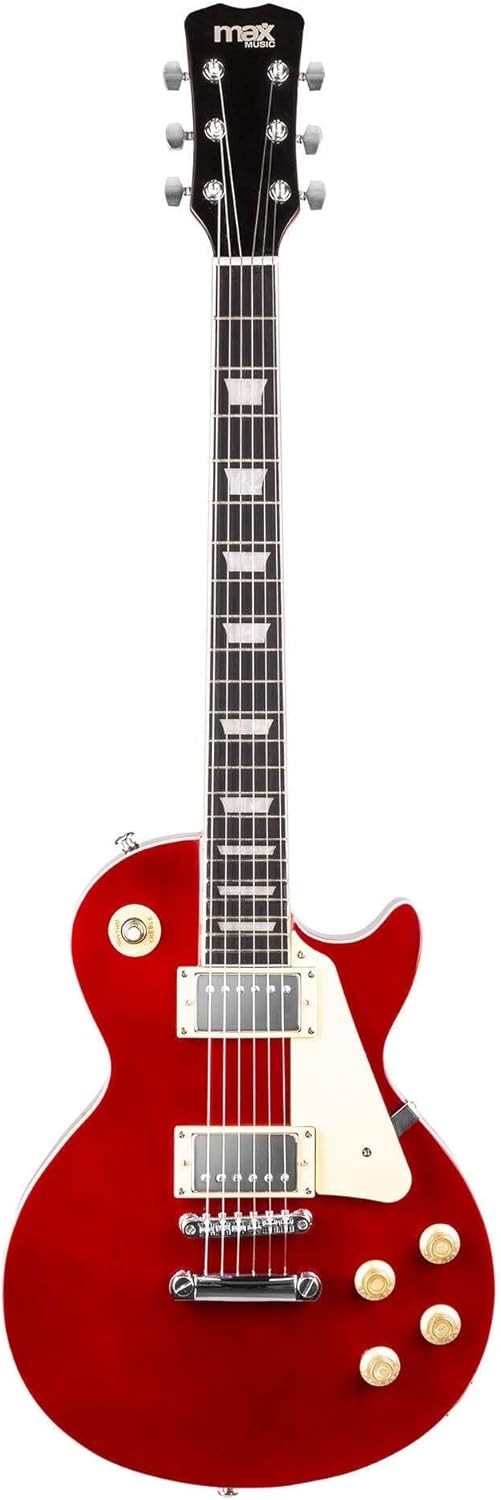 SC Style Electric Guitar Starter Kit 40W Amp Dark Red