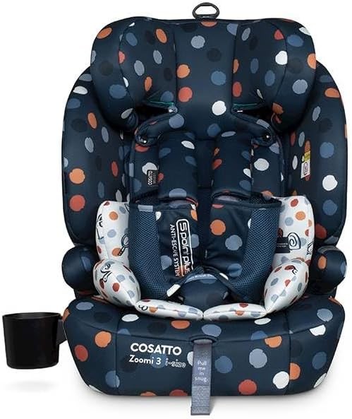 i-Size ISOFIX Child Car Seat 76–150cm Adjustable Headrest Side Impact
