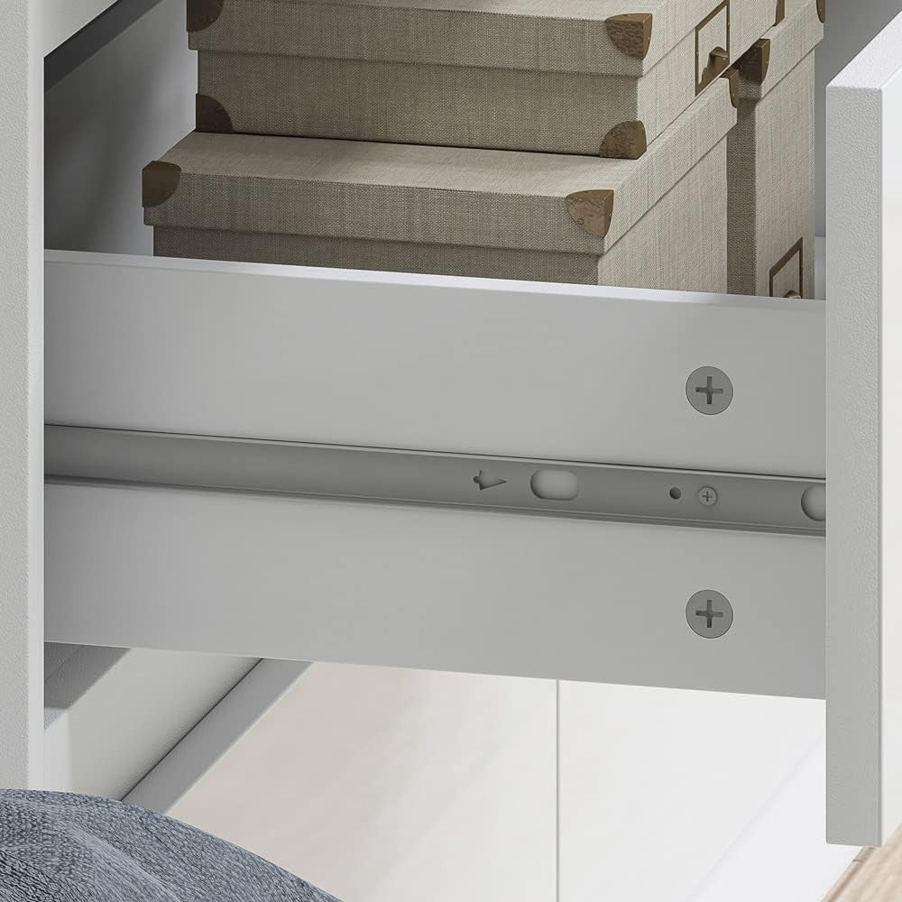 White Gloss 7 Drawer Chest Cabinet Modern Bedroom Storage Dresser