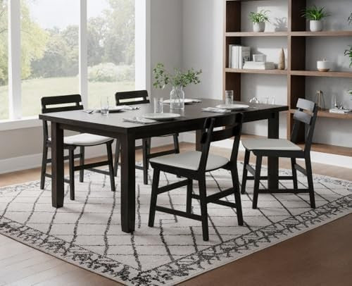 2 Pack PU Leather Dining Chairs Wooden Legs Mid Century Kitchen Seats