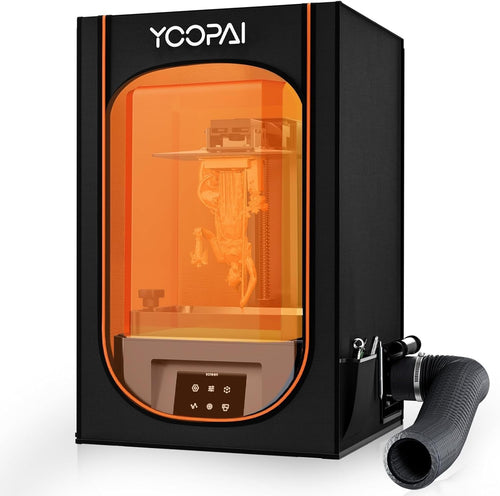 Resin 3D Printer Enclosure Vented Carbon Filter Odor Noise Dust Control