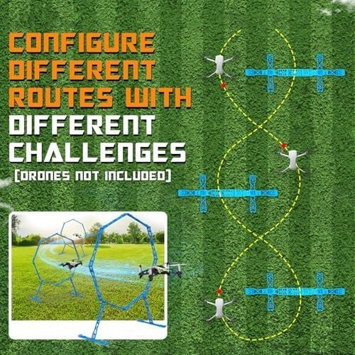 Beria Mini Drone Racing Obstacle Set for Kids 3-12 | FPV Flying Fun