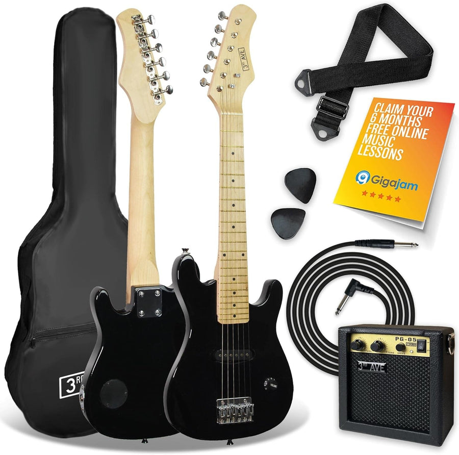 Kids 1/4 Size Electric Guitar Starter Kit with Amp & Accessories