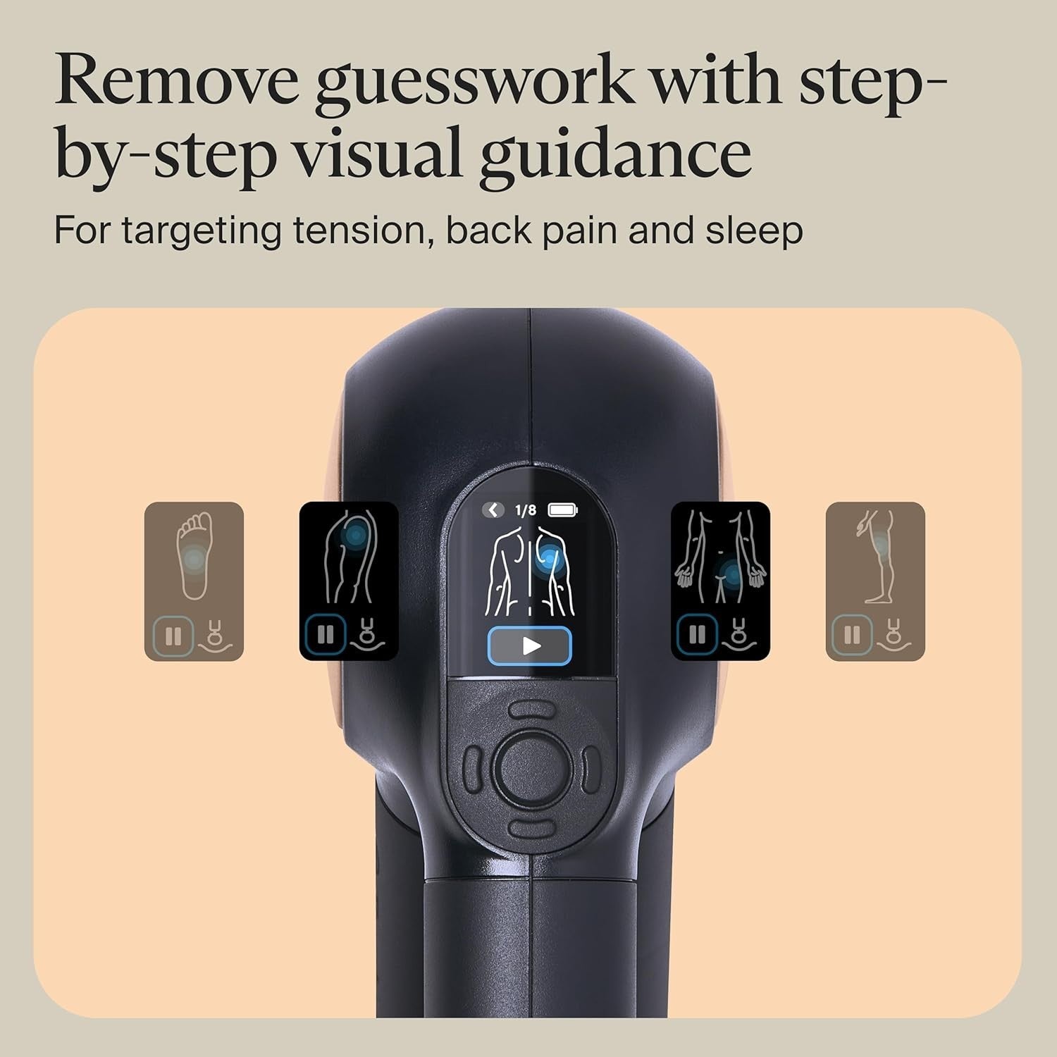 Quiet Deep Tissue Massage Gun Guided Relaxation Muscle Relief Sleep Recovery